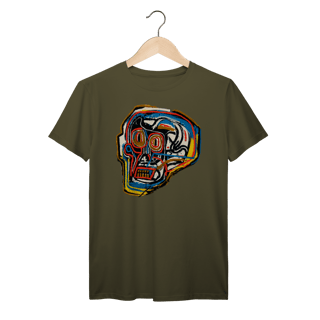 Nome do produto Camiseta Basquiat Skull Streetwear Vintage 100% algodão Prime