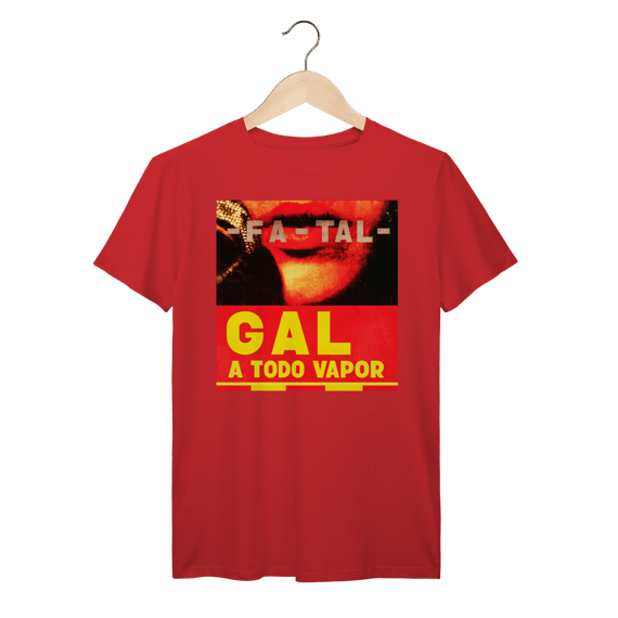 Camiseta Gal Costa A Todo Vapor Vintage Algodão Prime
