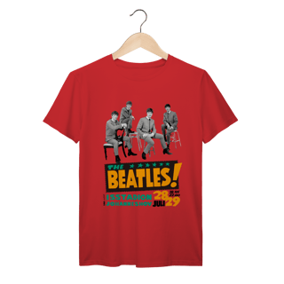 Camiseta The Beatles Vintage Concert Poster Johanneshov 1964 Algodão Prime