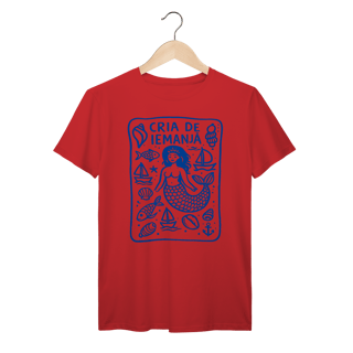 Nome do produto Camiseta Cria de Iemanjá Algodão Prime Az