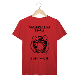 Nome do produto Camisetas John Sometimes I Eat Streetwear Algodão Prime