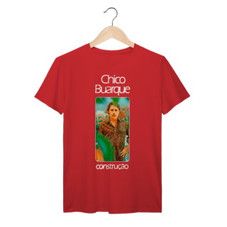 Nome do produto Camiseta MPB Chico Buarque Construção 70s 100% Algodão Prime