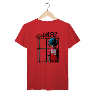 Nome do produto Camiseta Gorillaz Feel Good Inc Vintage 100% Algodão Prime