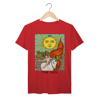 Nome do produto Camiseta de Tarô: O Sol - unissex 100% algodão Prime 