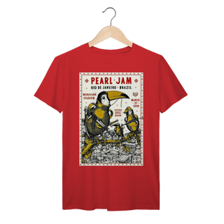Nome do produto Camiseta Pearl Jam Maracanã 2018 Vintage Rock 100% algodão Prime