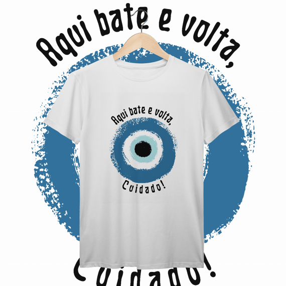CAMISETA UNISSEX – “Bate e Volta”