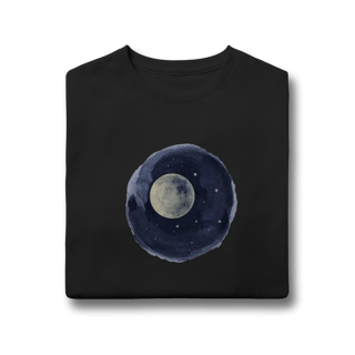 Nome do produto CAMISETA INFANTIL – “Minha Primeira Lua Cheia”