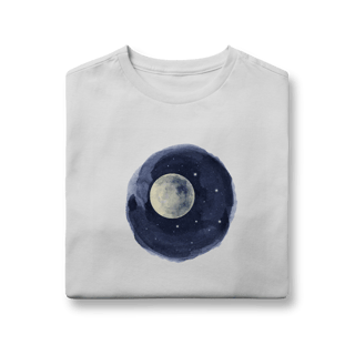 Nome do produto CAMISETA INFANTIL – “Minha Primeira Lua Cheia”