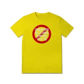 Nome do produto Camiseta - Comentário removido pelo TSE