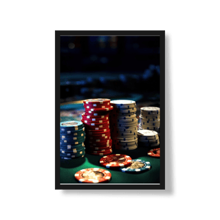 Nome do produto Poster Retrato - Poker