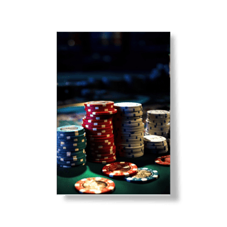 Nome do produto Poster Retrato - Poker