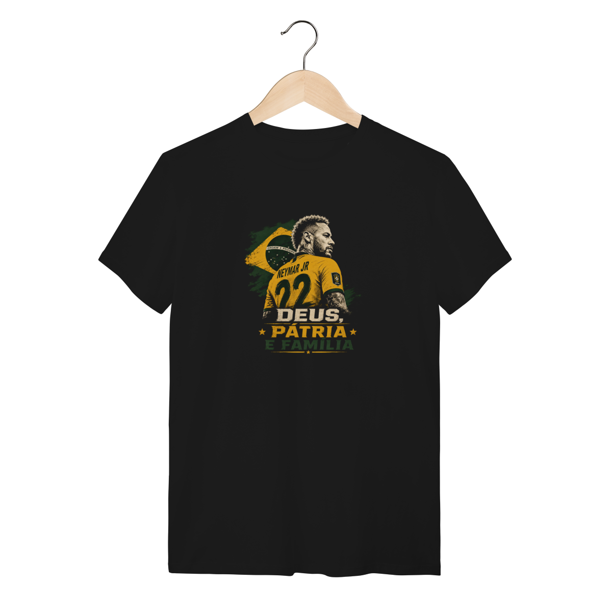 Camiseta - Neymar Jr. Deus, Pátria e Família