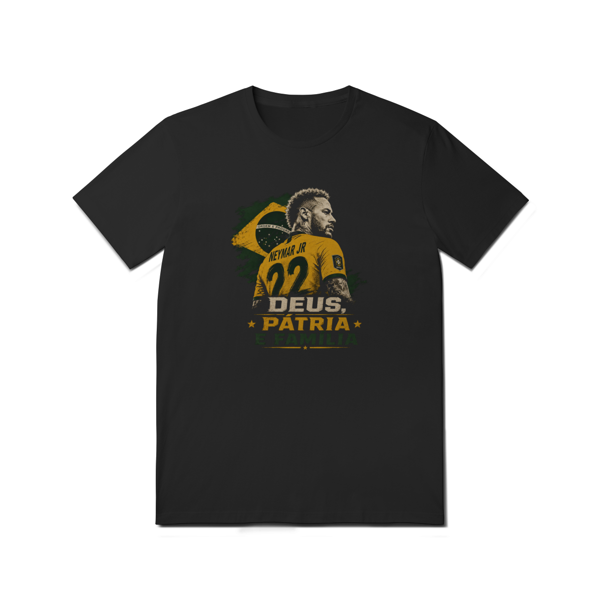Camiseta - Neymar Jr. Deus, Pátria e Família