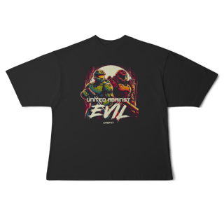 Nome do produto Camiseta Oversized - United Against Evil