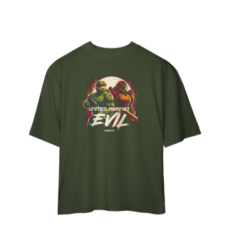Nome do produto Camiseta Oversized - United Against Evil