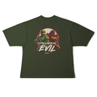 Nome do produto Camiseta Oversized - United Against Evil