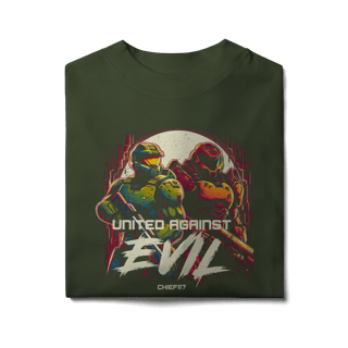 Nome do produto Camiseta Oversized - United Against Evil