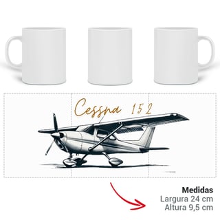 Nome do produto Caneca - Cessna 152