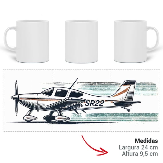 Caneca - Cirrus Sr22