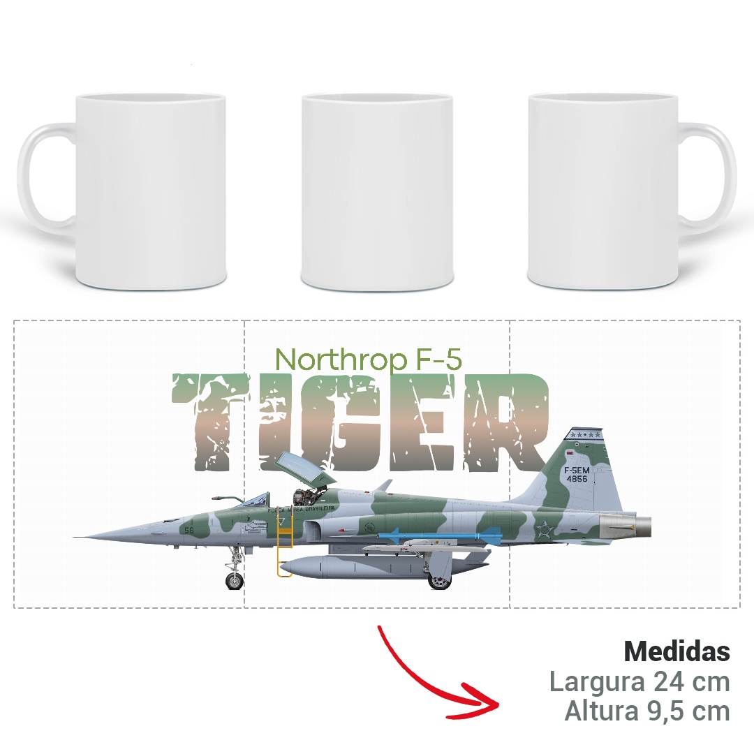 Nome do produto: Caneca F5 Tiger