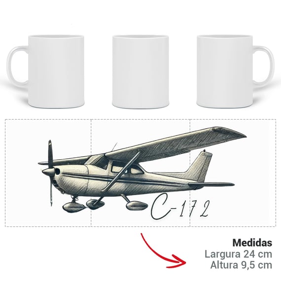 Caneca - Cessna 172