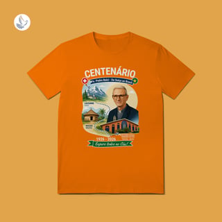 Nome do produto Camiseta Centenário Padre Pedro Balzi - Trajetória Suíça ao Piauí (QL)