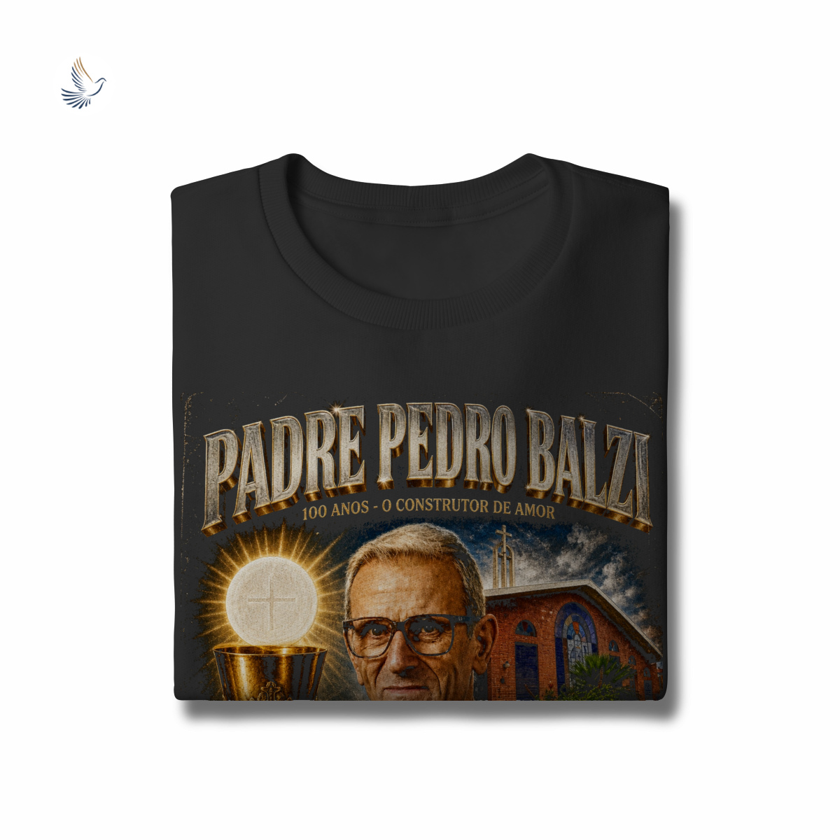 Nome do produto: Moletom Padre Pedro Balzi - Servo de Deus e Construtor do Amor
