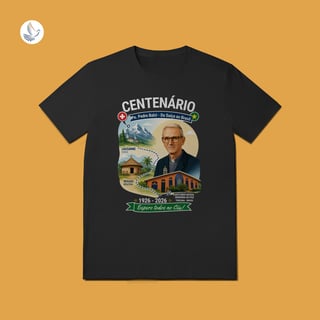 Nome do produto Camiseta Centenário Padre Pedro Balzi - Trajetória Suíça ao Piauí (QL)