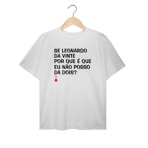 Camiseta Plus Size Se Leonardo Da Vinte