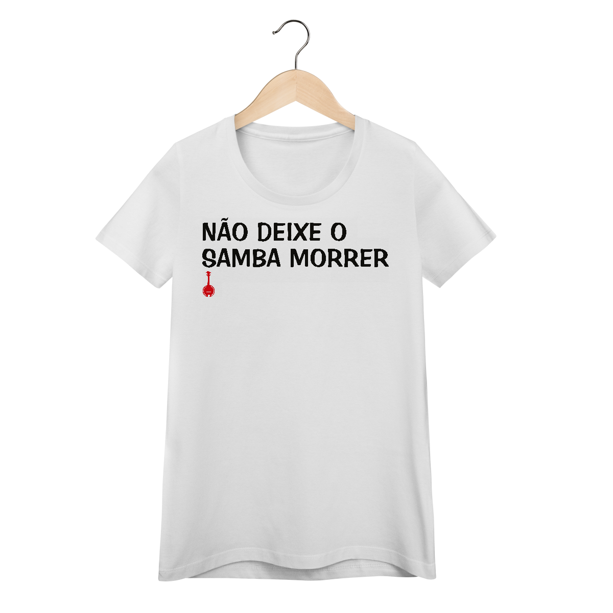 Nome do produto: Baby Look Não Deixe o Samba Morrer