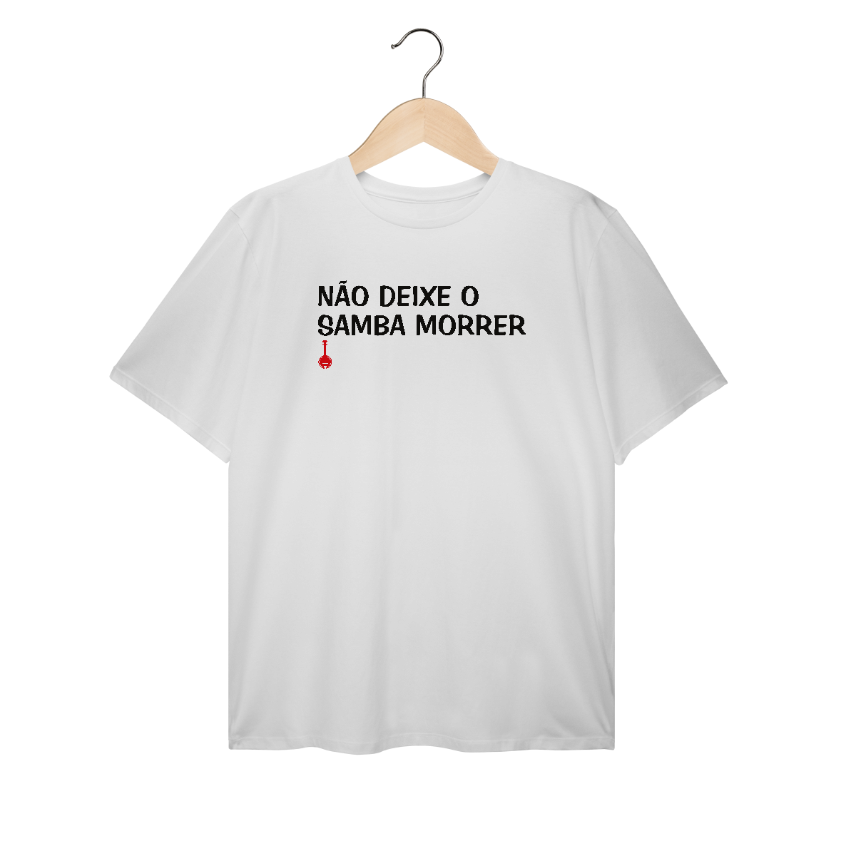 Nome do produto: Camiseta Plus Size Não Deixe o Samba Morrer