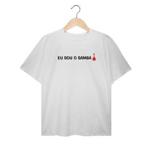 Nome do produto Camiseta Plus Size Eu Sou o Samba