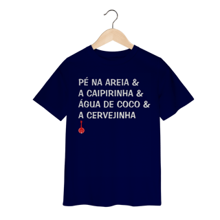 Nome do produto Camiseta Infantil Pé na Areia