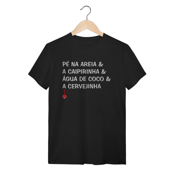 Camiseta Pé na Areia