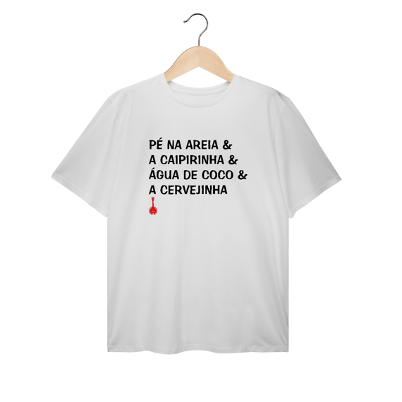 Camiseta Plus Size Pé na Areia