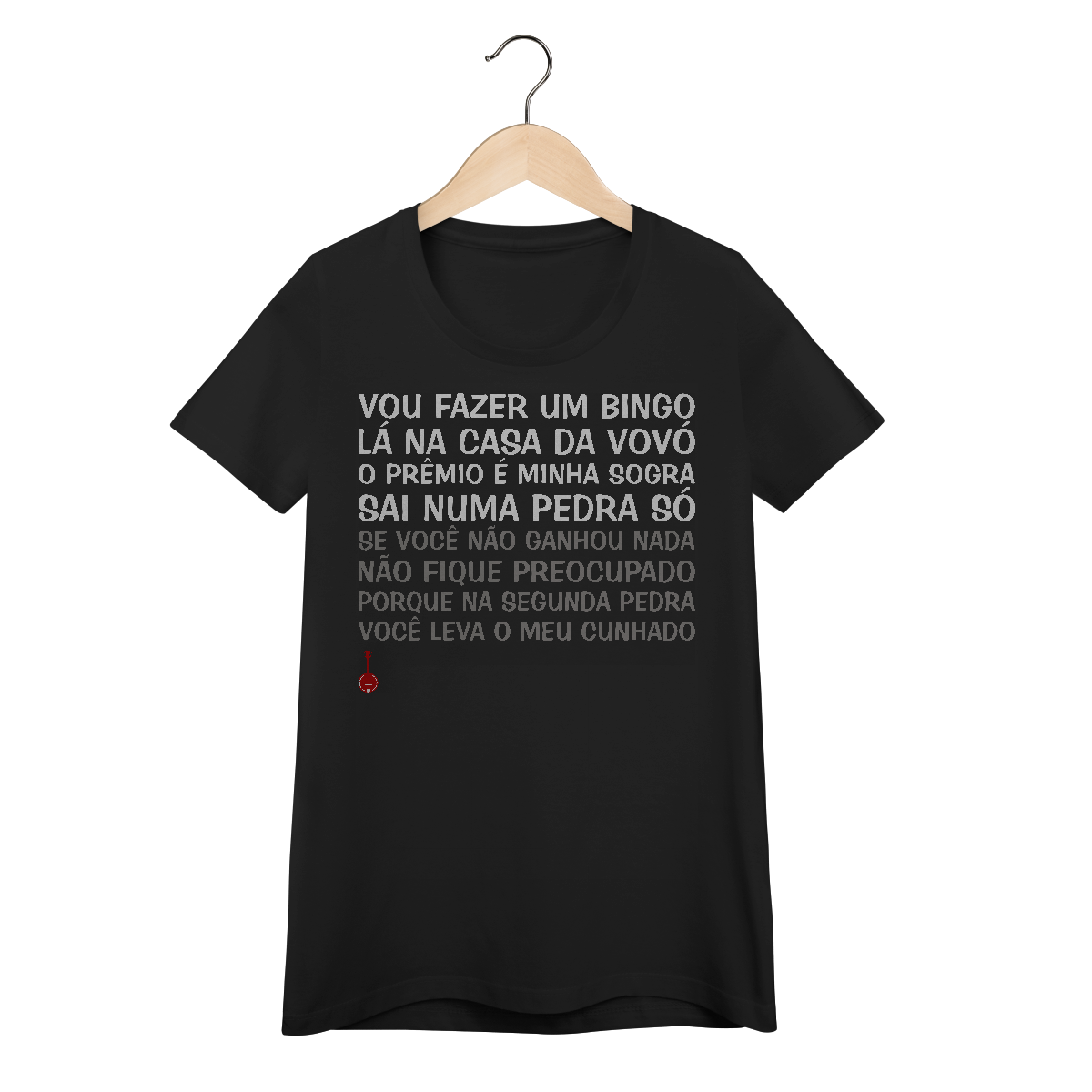 Nome do produto: Baby Look Vou Fazer um Bingo