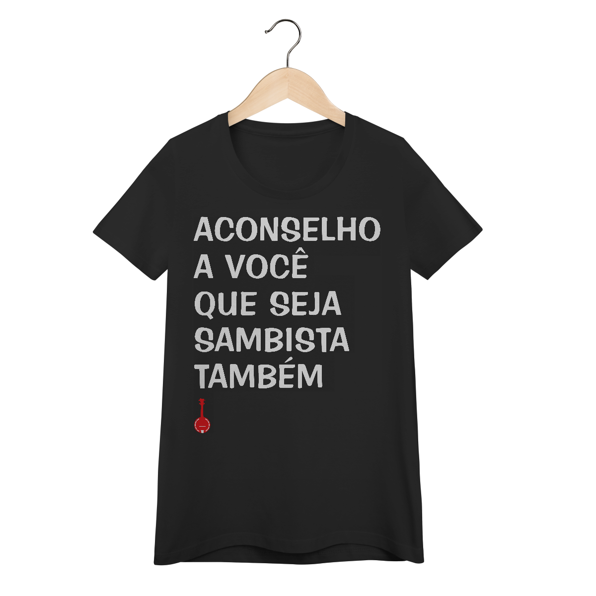 Nome do produto: Baby Look Seja Sambista Também