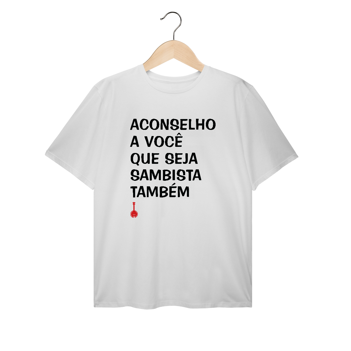 Nome do produto: Camiseta Plus Size Seja Sambista Também