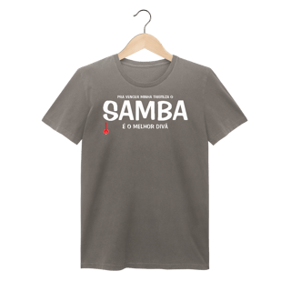 Baby Look Pra vencer Minha Tristeza o Samba é o Melhor Divã - Estonada