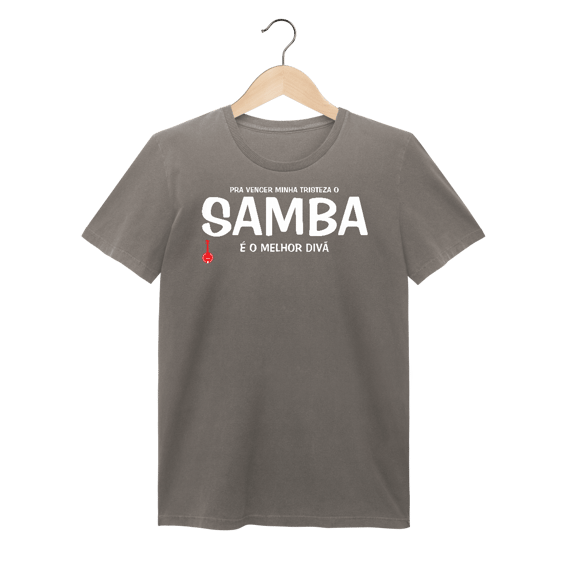 Baby Look Pra vencer Minha Tristeza o Samba é o Melhor Divã - Estonada