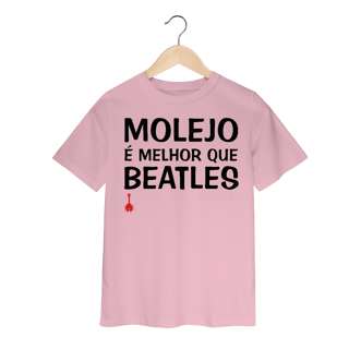 Nome do produto Camiseta Infantil Molejo é Melhor que Beatles