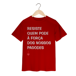 Nome do produto Camiseta Infantil Resiste Quem Pode