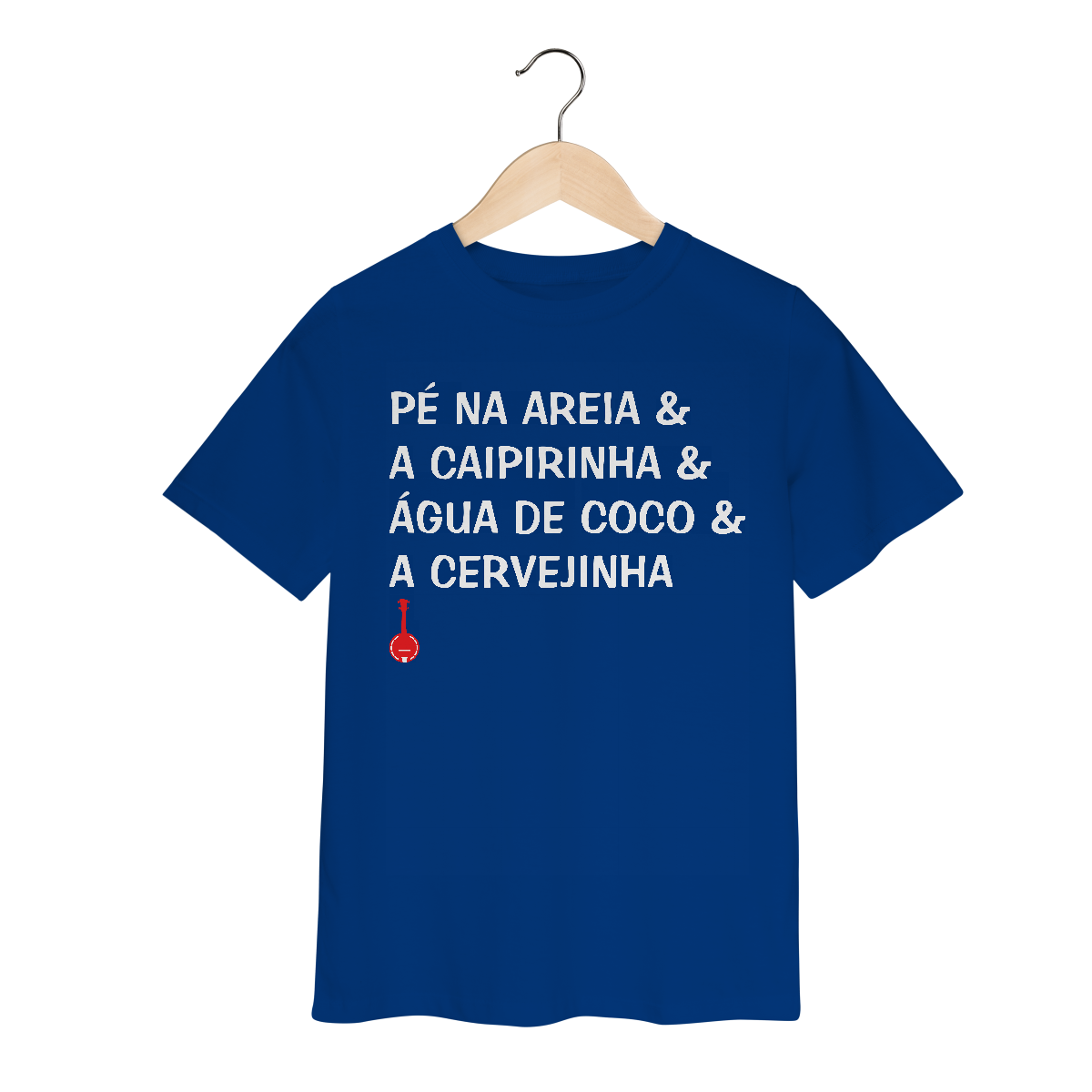 Nome do produto: Camiseta Infantil Pé na Areia