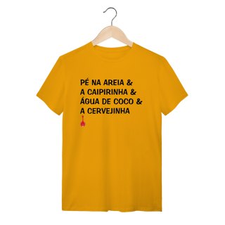 Nome do produto Camiseta Pé na Areia