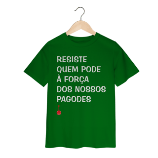 Nome do produto Camiseta Infantil Resiste Quem Pode