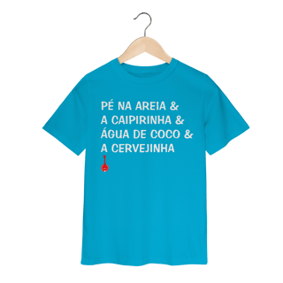 Nome do produto Camiseta Infantil Pé na Areia