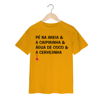 Nome do produto Camiseta Infantil Pé na Areia