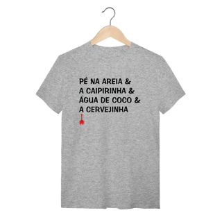 Nome do produto Camiseta Pé na Areia