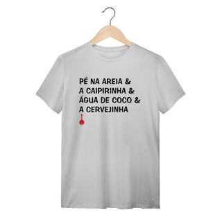 Nome do produto Camiseta Pé na Areia