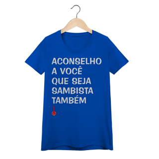 Nome do produto Baby Look Seja Sambista Também
